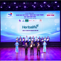 Herbalife Việt Nam được xếp hạng thuộc Top 10 Nhãn Hiệu Nổi Tiếng Việt Nam năm 2026.