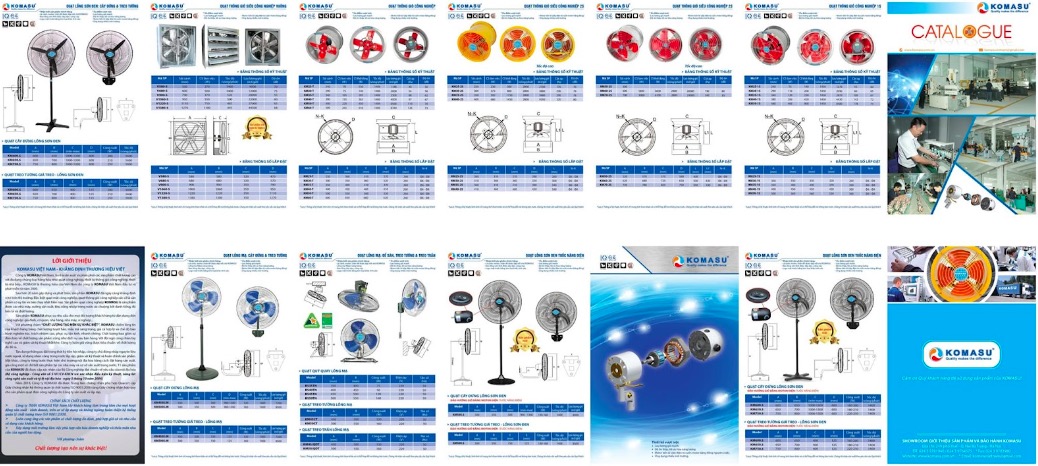 Quạt công nghiệp Komasu - Thương hiệu Việt hơn 20 năm đồng hành cùng người tiêu dùng