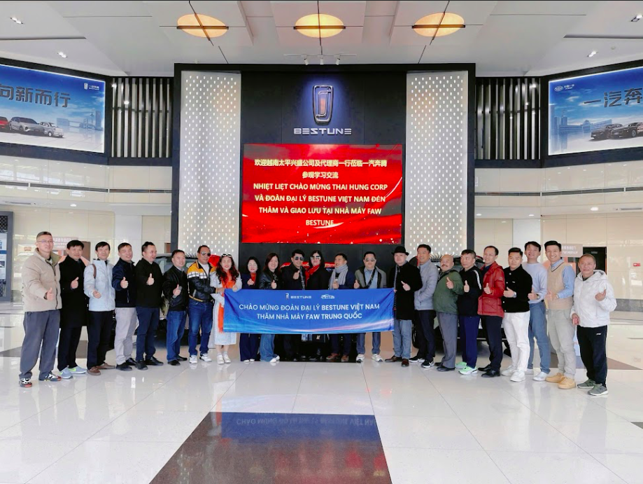 Chuyến thăm của Đại lý Bestune Việt Nam tại trụ sở FAW Trung Quốc